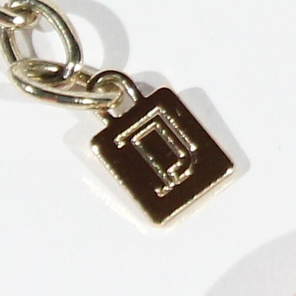 Dannijo Elisa Gold Tone Chain Necklace w/ Pendant - Picture 6 of 6